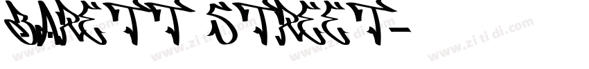 Barett Street字体转换